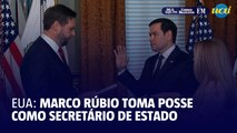Marco Rubio toma posse como secretário de Estado