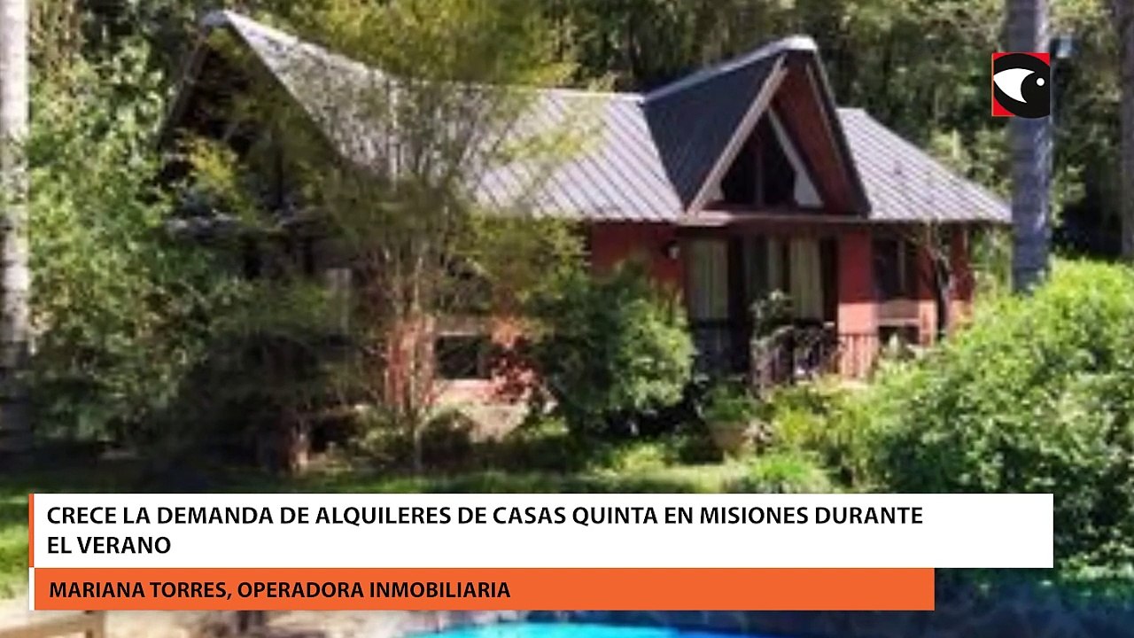 Crece la demanda de alquileres de casas quinta en Misiones durante el verano