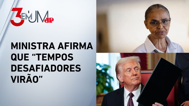Marina Silva critica decretos assinados por Trump relacionados ao meio ambiente
