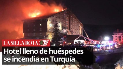 Se incendia hotel repleto de turistas en una estación de esquí en Turquía