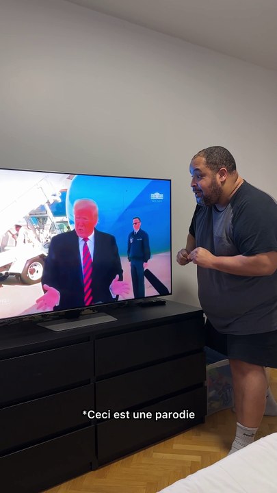 Donald trump à plus de cheveux que moi 🤣 #parody #parodie #Comedy #humour #Trump #humor