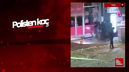 Van'da polisten kaçan düzensiz göçmenler 4. kattan atladı