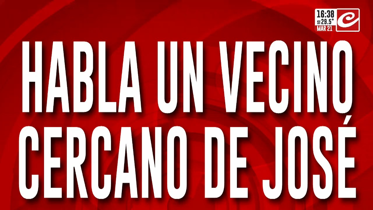 Habla un vecino cercano de José, el acusado por la desaparición de Rosmery