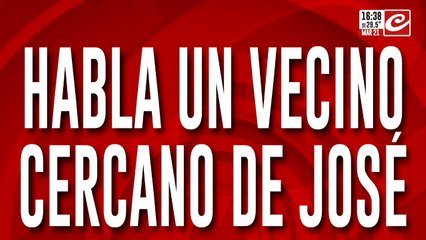 Habla un vecino cercano de José, el acusado por la desaparición de Rosmery
