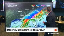 'Truly historic snow' from the Gulf Coast into the Southeast