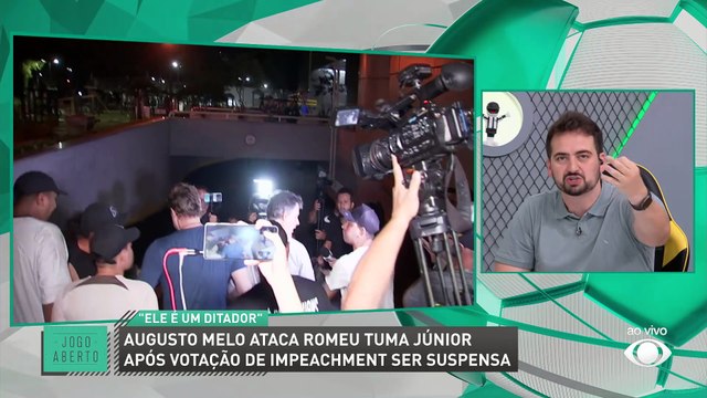 Debate Jogo Aberto: Turma comenta confusão no Corinthians por impeachment de Augusto Melo
