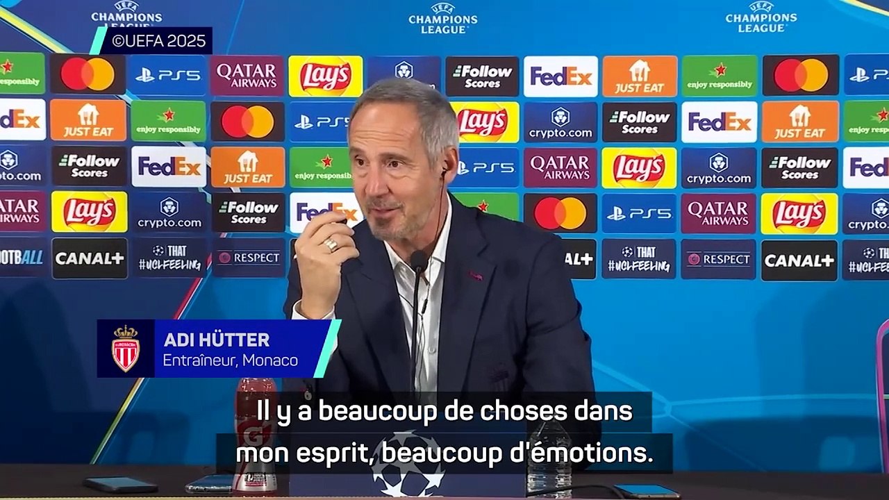 Hütter : «J'espère que cette victoire va nous donner confiance» - Foot - C1 - Monaco