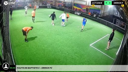 Faute de Baptiste C - ORRICK FC