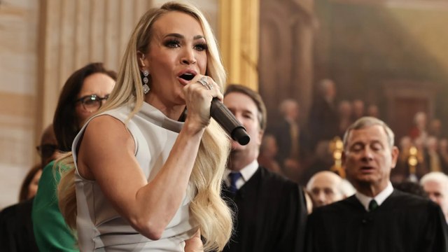 Ariana Grande Subtly Shades Carrie Underwood's Inauguration Performance | THR News Video