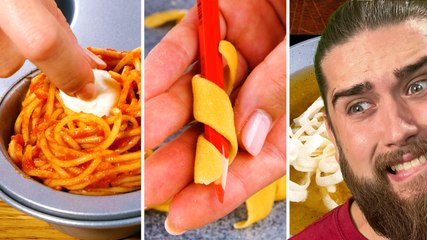 Who Knew Pasta Could Be This Fun?! 🍝🤯 The Dudes REACT to 5-Minute Crafts Pasta Hacks