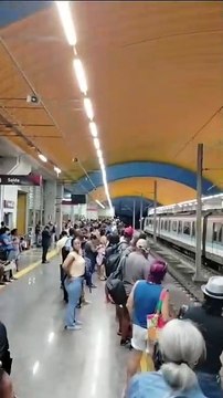 Falha em sistema de energia do metrô causa transtornos entre as estações Águas Claras e Campinas