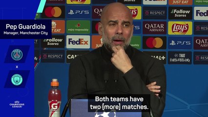 Pep admits City haven't been good enough ahead of crucial PSG clash