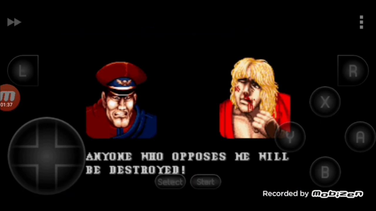 Street Fighter II Turbo: Hyper Fighting Mr Bison vs Ken luta completa