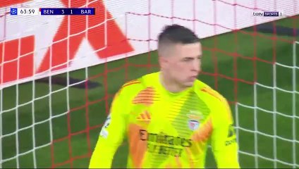 اهداف مباراة برشلونة وبنفيكا  دوري ابطال اوروبا