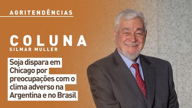 Soja dispara em Chicago por preocupações com o clima adverso na Argentina e no Brasil