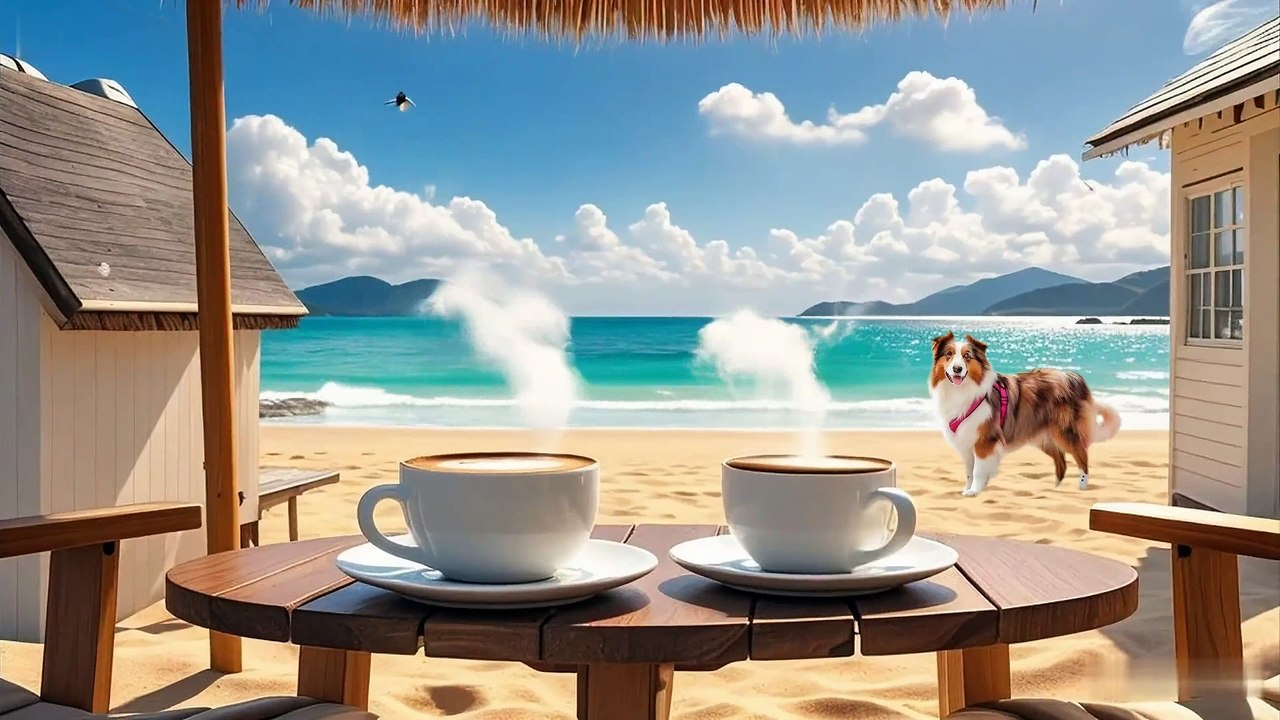🌤️ Morning Beach Coffee Jazz Music ☕🎷 – Relaxing Vibes for Your Perfect Start