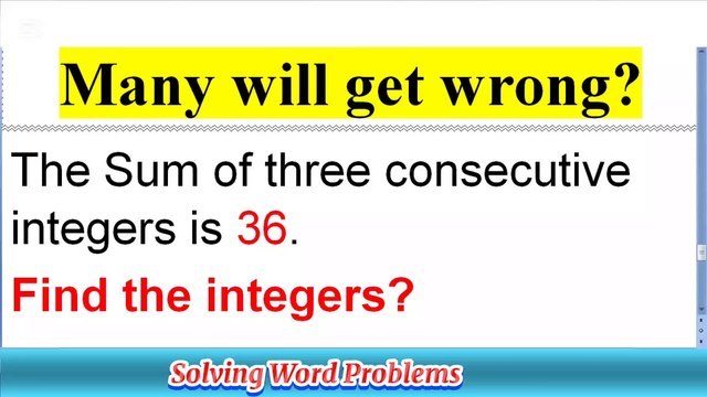 How to Solve Algebraic Word Problems -Lec-03 | Solving Word Problems | MathOguide