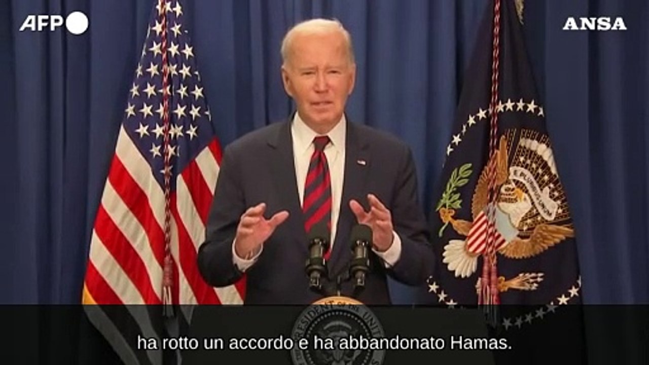 Biden: "Con il cessate il fuoco messe a tacere le armi a Gaza"
