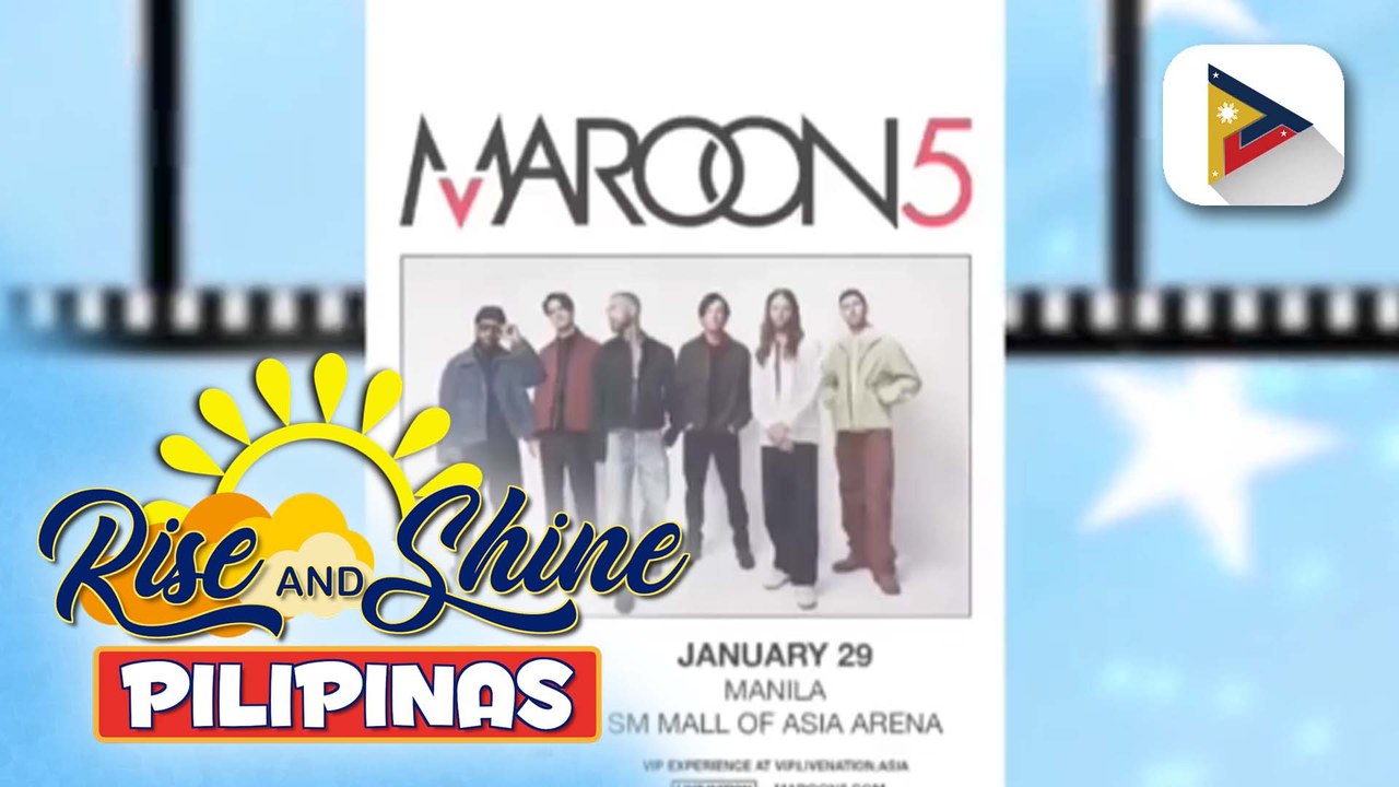 TALK BIZ | Adam Levine ng Maroon 5, excited na para sa kanilang upcoming concert sa Pilipinas