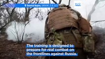 Newly recruited Ukainian soldiers train for frontline deployment as uncertainty looms