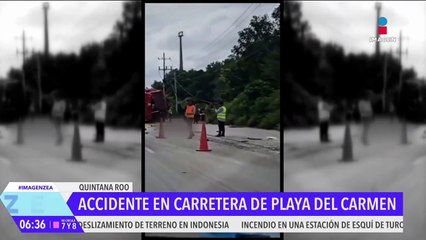 Accidente carretero en Quintana Roo deja un muerto y 30 heridos
