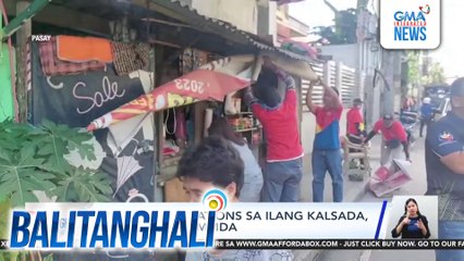 Clearing operations sa ilang kalsada, isinagawa ng MMDA | Balitanghali