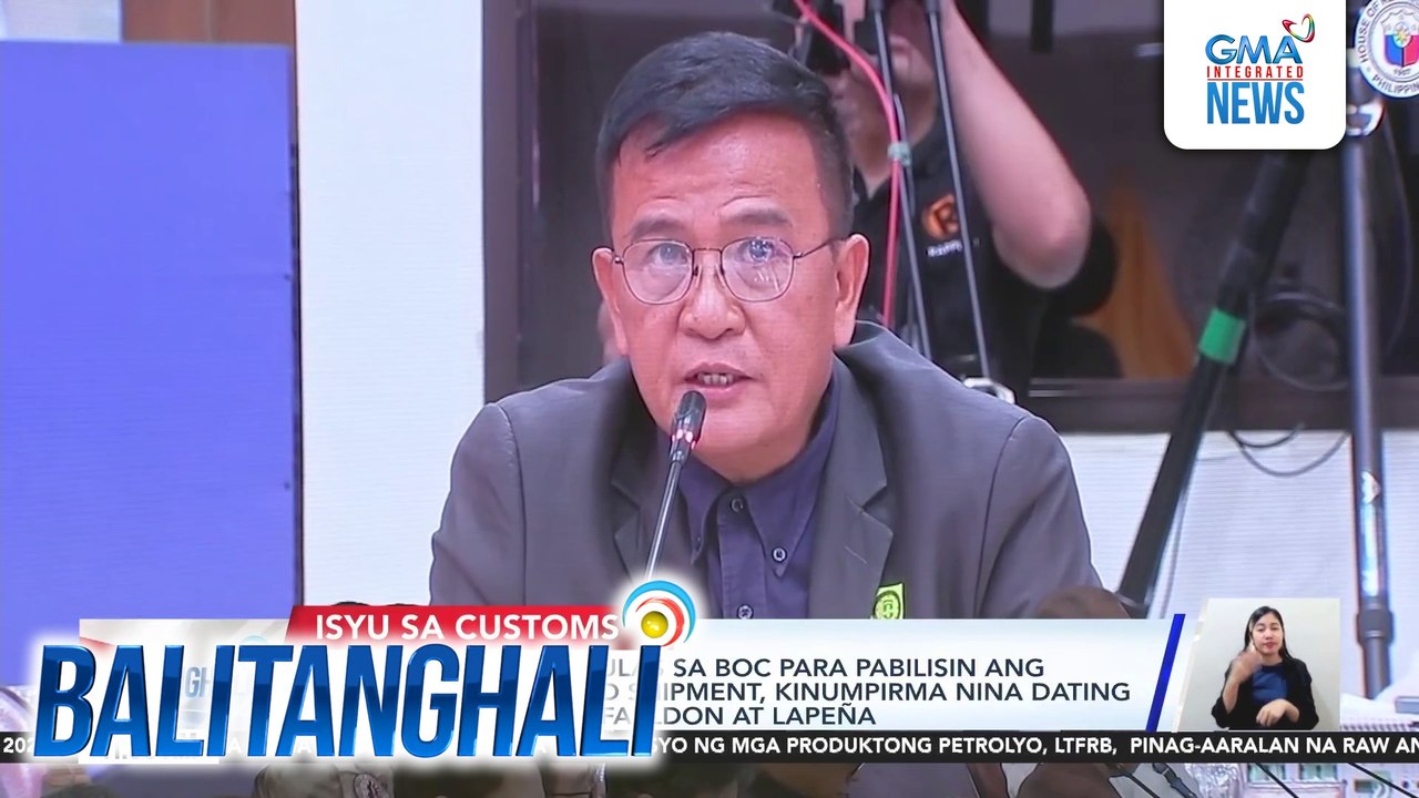 "Tara System" o padulas sa BOC para pabilisin ang proseso ng imported shipment, kinumpirma nina dating BOC Commissioners Faeldon at Lapeña | Balitanghali