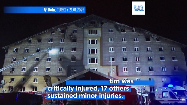 Nine detained for questioning after fire at ski resort in northwest Turkey kills at least 76 people