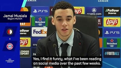 'I find it funny' - Musiala not fazed by social media speculation