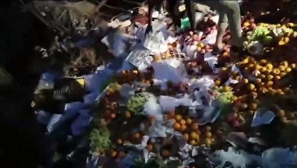 9 people killed as lorry carrying fruits and vegetables falls into ditch at Arabail Ghat