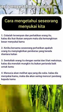 Cara mengetahui seseorang menyukai kita#short