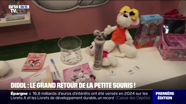 Feuilles parfumées, peluches… Après 15 ans d’absence, la petite souris Diddl fait son grand retour
