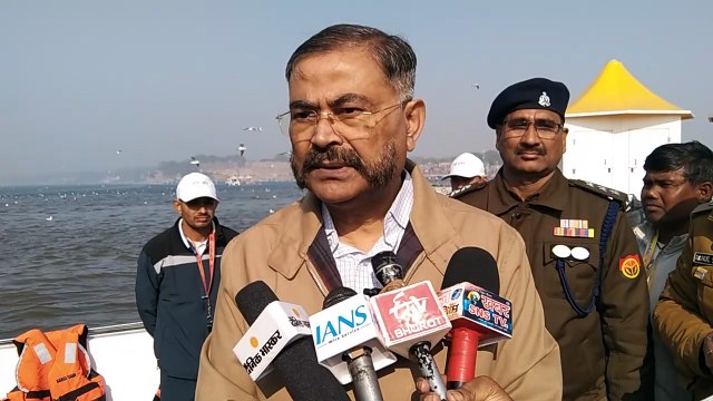 update प्रयागराज जीपी प्रशांत कुमार ने कैबिनेट के पहले संगम क्षेत्र का डीजीपी ने कियानिरीक्षण गंगा या गंगा स्नान
