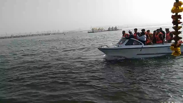 update प्रयागराज जीपी प्रशांत कुमार ने कैबिनेट के पहले संगम क्षेत्र का डीजीपी ने कियानिरीक्षण गंगा या गंगा स्नान