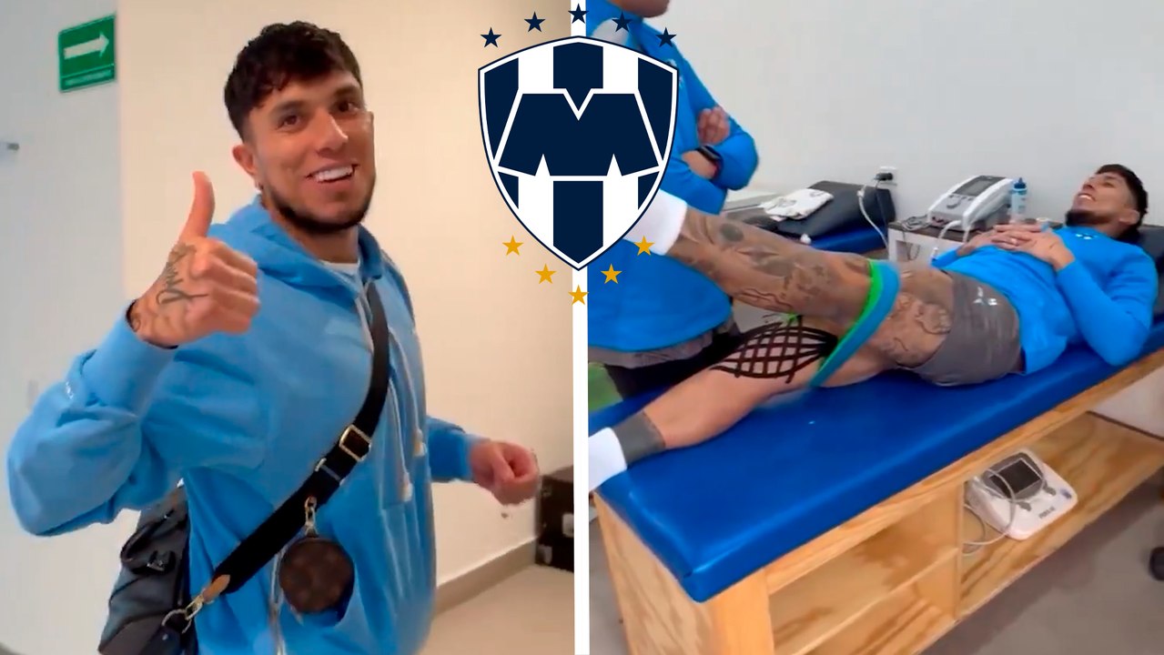 Salcedo ya trabaja con Rayados tras anunciarse su lesión en la rodilla que lo dejará fuera todo el torneo