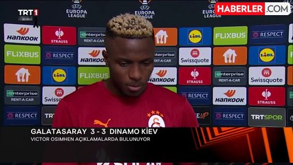 Osimhen'den maç sonu sitem: Pası kime verebilirim diye bakıyorum