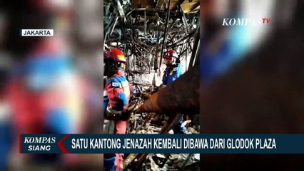 Bertambah 1 Lagi, Total 9 Kantong Jenazah Dibawa Petugas dari Glodok Plaza ke RS Polri