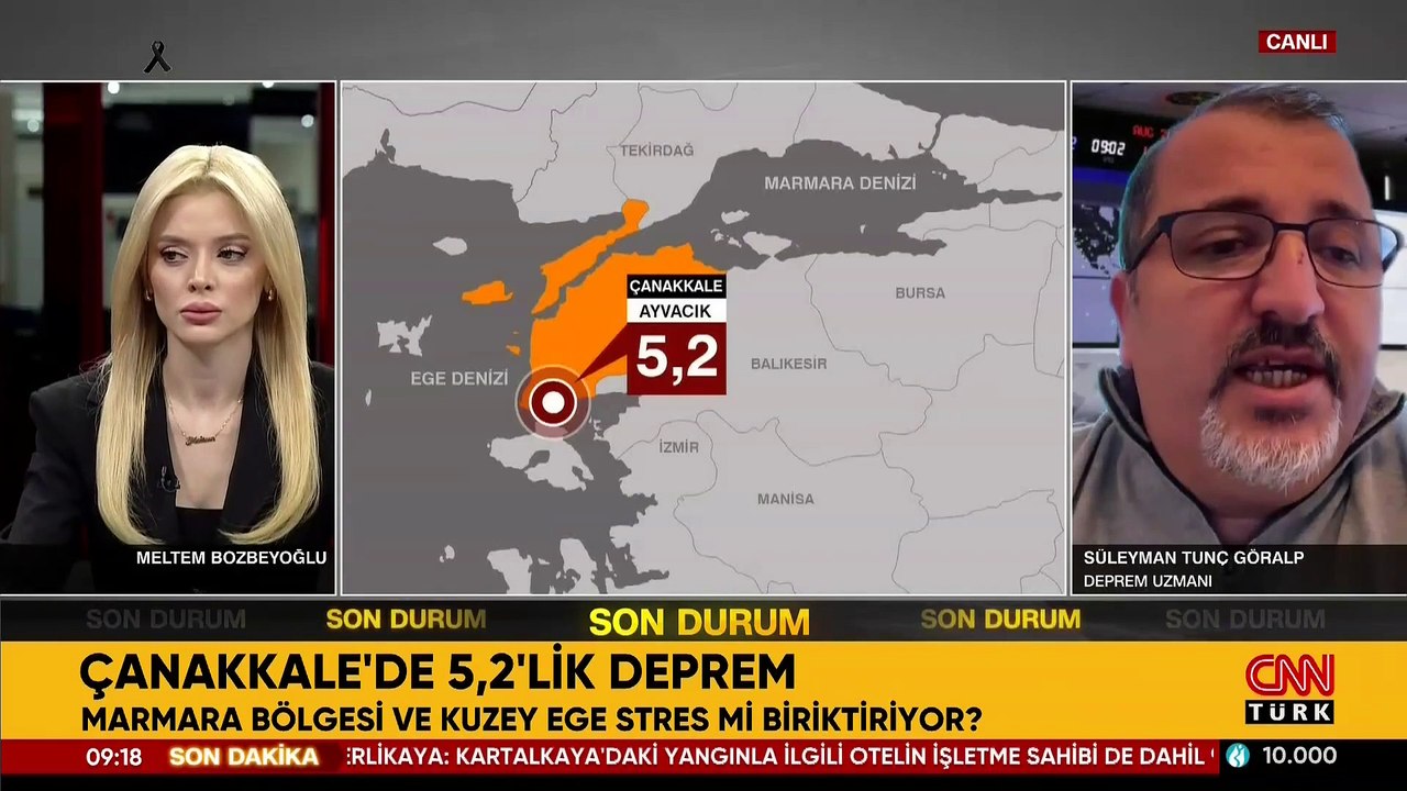 SON DAKİKA | ÇANAKKALE'DE 5,2'LİK DEPREM! Marmara ve Kuzey Ege bölgesi stres mi biriktiriyor?