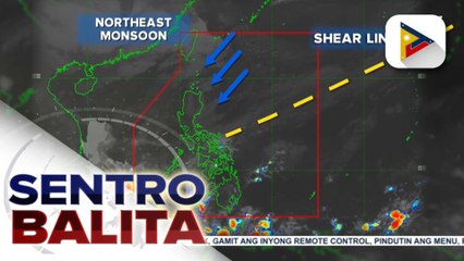 Shear line, nakaaapekto sa Bicol Region at Eastern Visayas