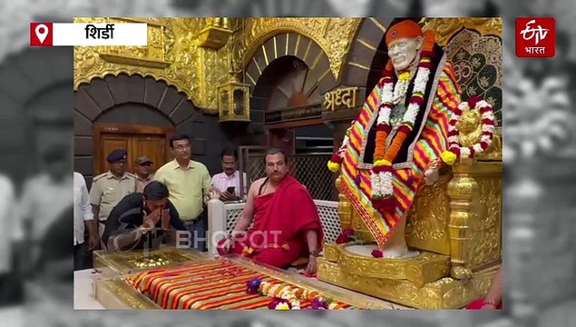 भारतीय संघाबाहेर असलेला क्रिकेटपटू कृणाला पांड्या साईचरणी लीन, दर्शनानंतर म्हणाला...