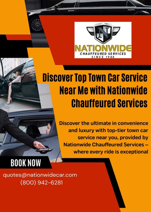 Town Car Service Near Me with Nationwide Chauffeured Services