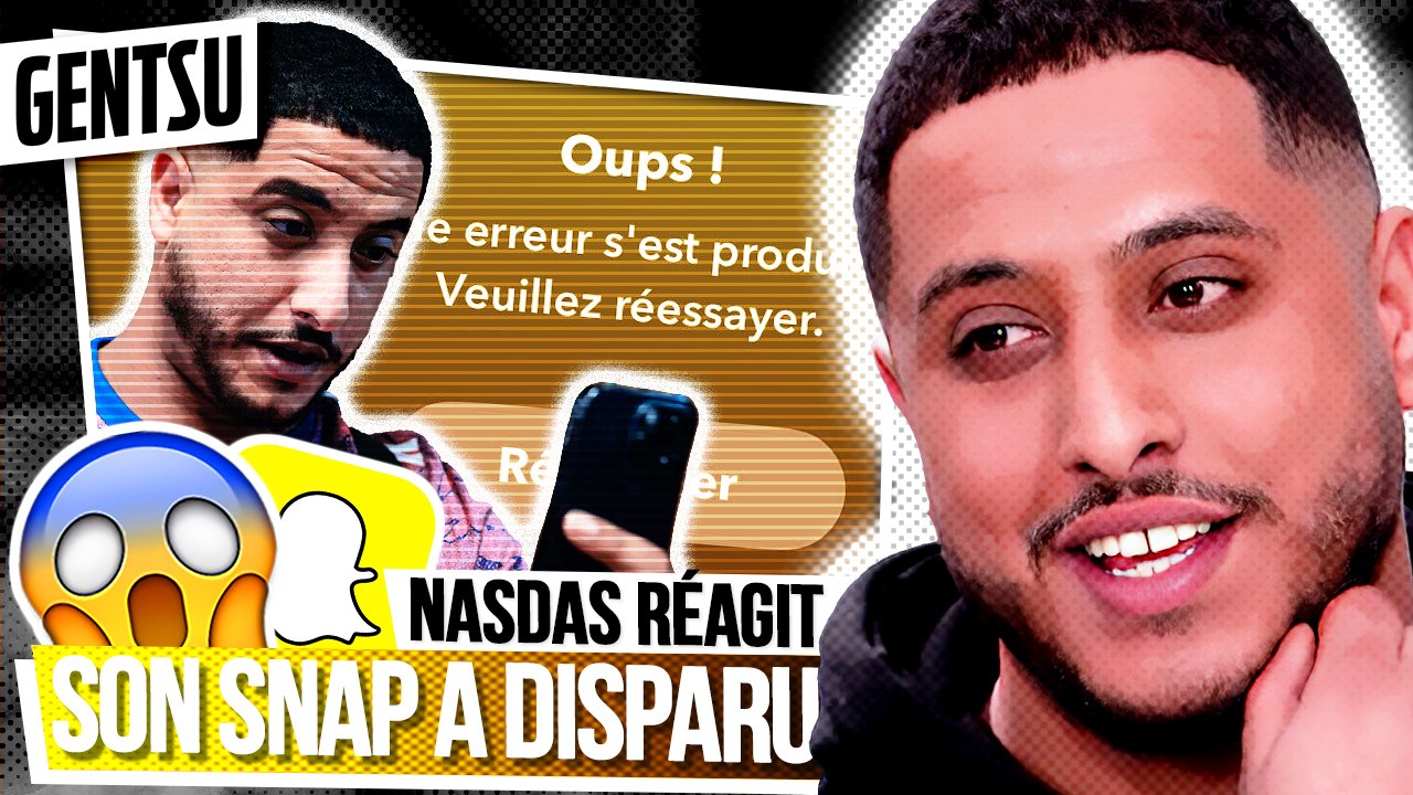 Nasdas réagit à la disparition de son compte Snap - Vidéo Dailymotion