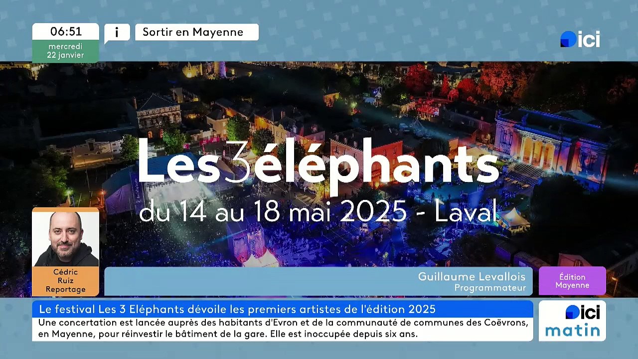 22/01/2025 - ici matin par ici Mayenne en vidéo