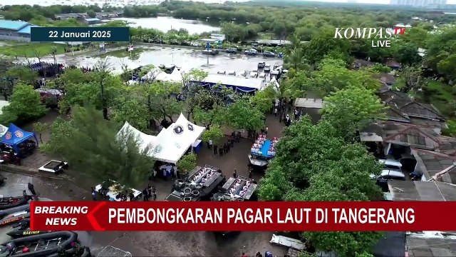 Titiek Soeharto, KSAL hingga Menteri ATR Nusron Pantau Pembongkaran Pagar Laut di Tangerang