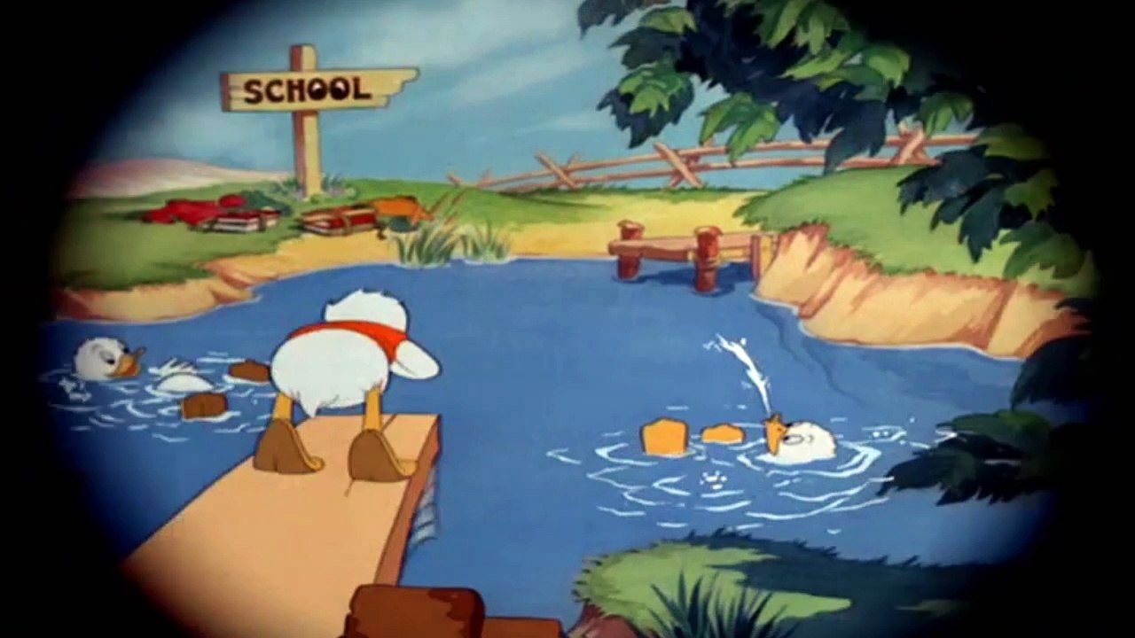 Donald Duck Cartoons 26 - Truant Officer Donald 1941 | When Huey, Dewey and Louie are skipping school to have fun in the lake.