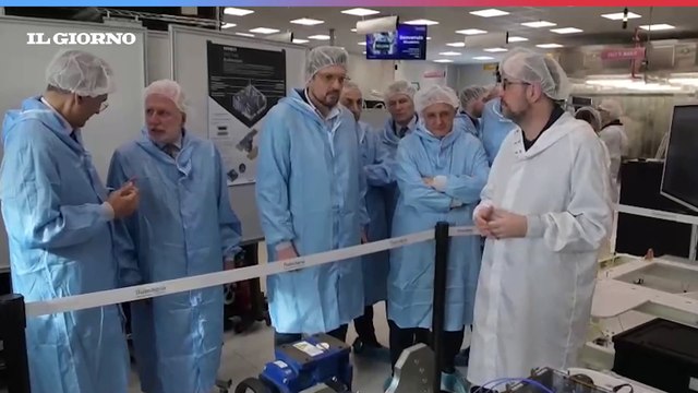 Gorgonzola, visita all'azienda Thales Alenia