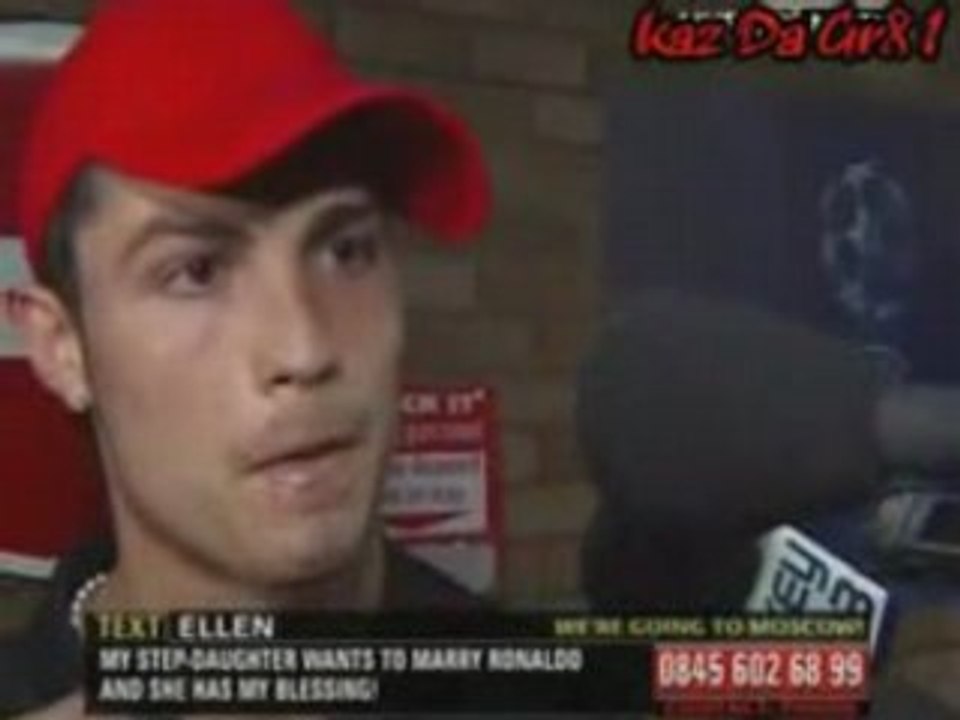 Cristiano Ronaldo Interview - 29/04/08