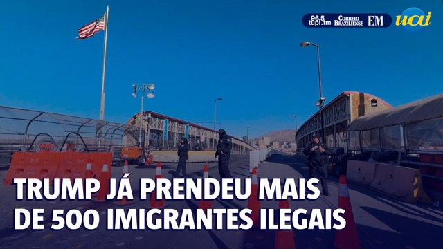 Governo Trump já prendeu mais de 500 imigrantes ilegais e deportou centenas