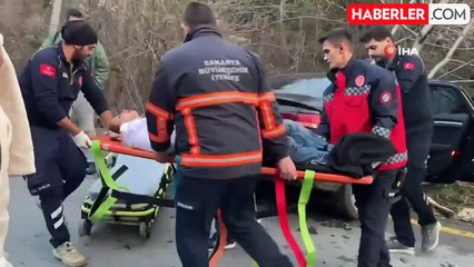 Otomobilin Ağaca Çarpması Sonucu 1 Yaralı