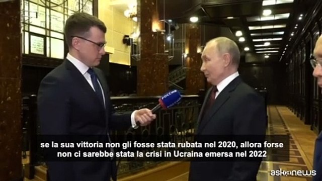 Ucraina, Putin: pronto a negoziati con Trump